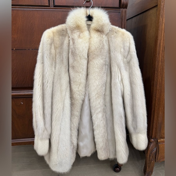 Vintage mink with fox  Fur Coat - Picture 2 of 14